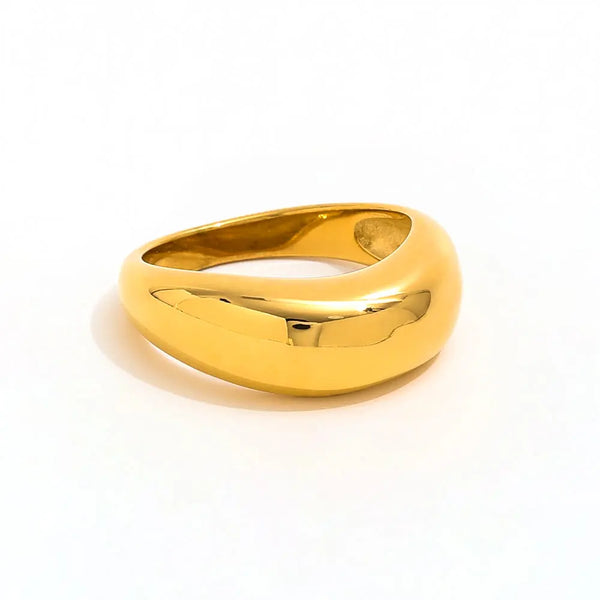 Large Dome Gold Ring