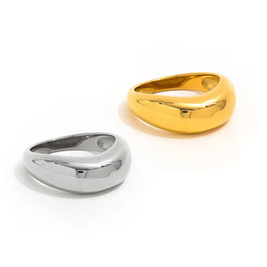 Large Dome Silver Ring