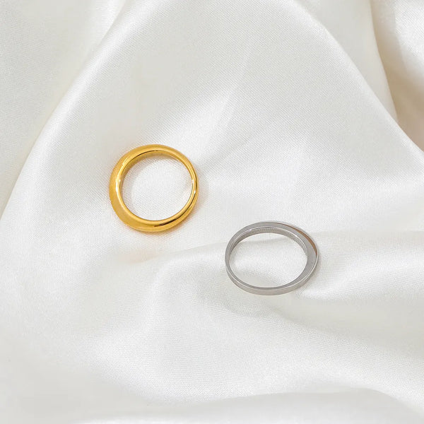 Small Dome Silver Ring