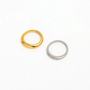 Small Dome Gold Ring
