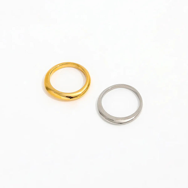 Small Dome Gold Ring