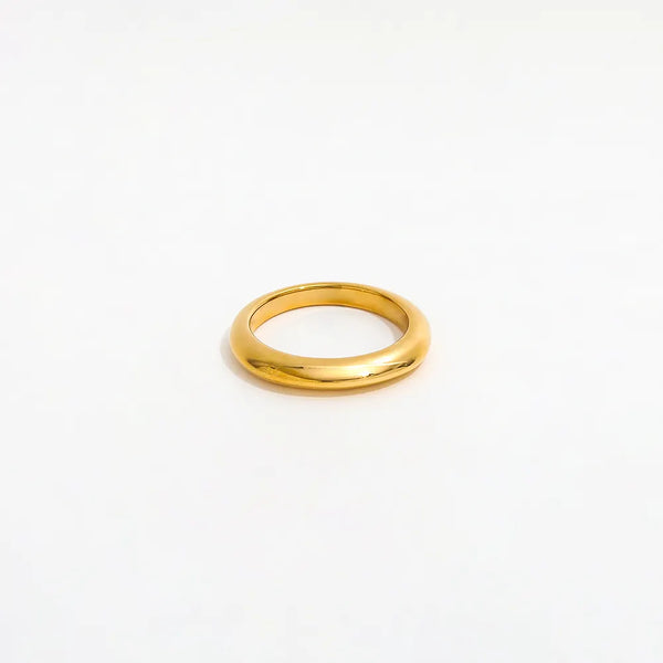 Small Dome Gold Ring
