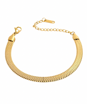 Thick Herringbone Bracelet