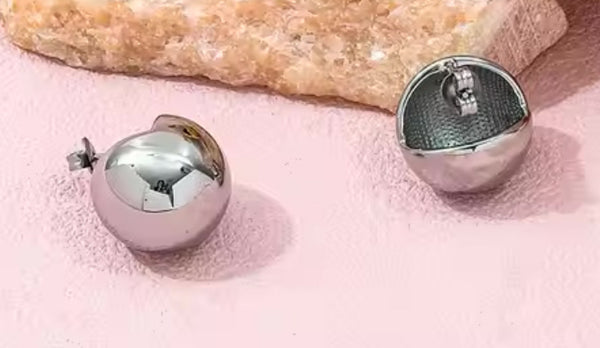 PacMan Silver Studs