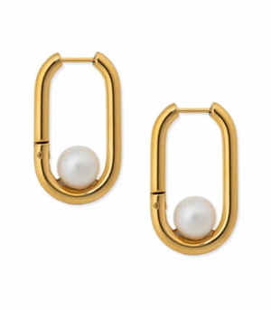 Nested Pearl Hoops