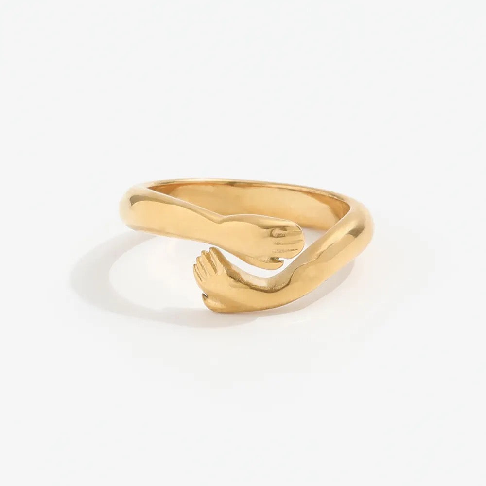 Golden Hug Ring