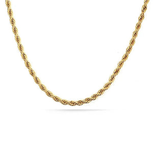 Thin Gold Rope Necklace
