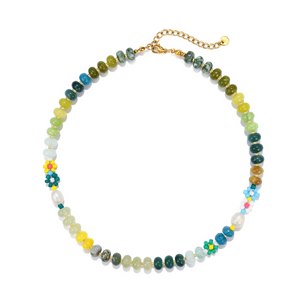 Jumbo beaded multi necklace
